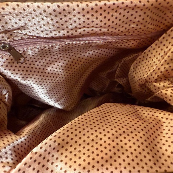 Leopard Print Women's Shoulder Bag with Black Accents Bow EUC - Picture 7 of 7